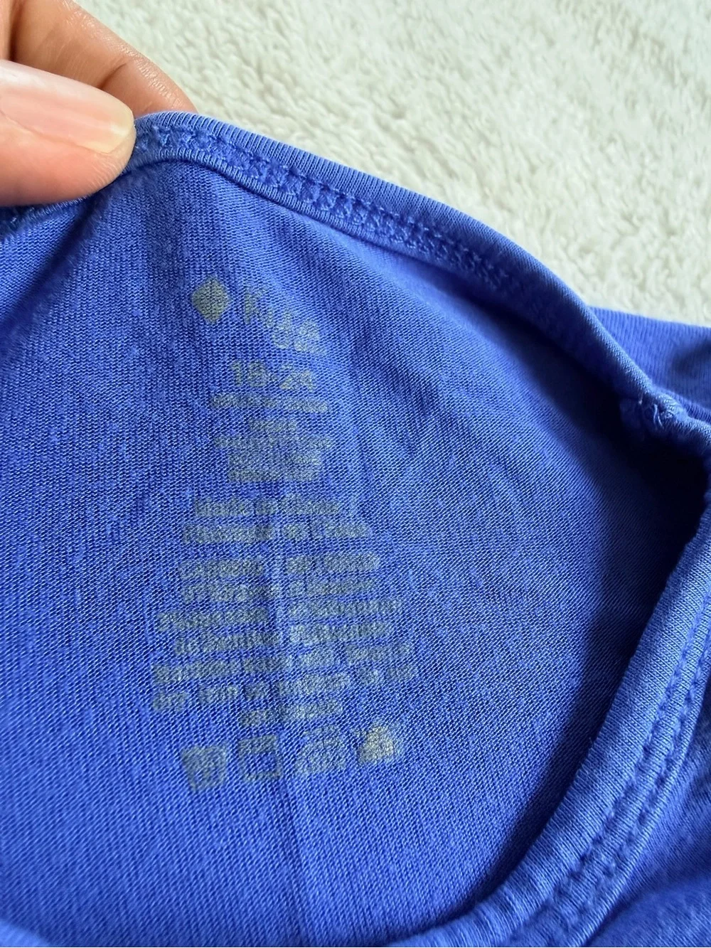 Kyte Baby Bamboo Long Sleeve Pajama Set Royal Blue Size 18-24 Months - Picture 3 of 3